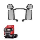 Conjunto Espelho Scania P G R Plano Auxiliar Par LD LE