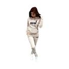 Conjunto Esportivo Casual Feminino De Outono Inverno: Moletom Com Capuz E Calça Jogger Confortável