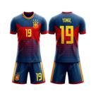 Conjunto Esportivo Infantil De Secagem Rápida Da Seleção Espanhola, Camisa Número 29 Yamal, Novo Conjunto Esportivo Infantil De Secagem Rápida Da Seleção Espanhola, Camisa Número 29 Yamal, Novo