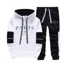 Conjunto Esportivo Masculino Com Capuz, Moletom E Calça De Moletom Para Atividades Ao Ar Livre, Conjunto Esportivo Masculino Com Capuz, Moletom E Calça De Moletom Para Atividades Ao Ar Livre,