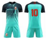 Conjunto esportivo para futebol