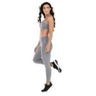 Conjunto Essencial Top C/ Recorte e Legging Fitness Academia