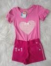 Conjunto estampado blusa e jhorts