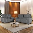 Conjunto Estofado 3 e 2 Lugares Le Mans Conjunto Estofado 3 e 2 Lugares Le Mans