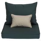 Conjunto Estofado para Poltrona Tramontina Mood em Tecido Quaker Decor Acrílico Verde