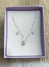 Conjunto Estrela em prata 925