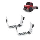 Conjunto Estribo Lateral p Mercedes-Benz 1113/1114 - Inox