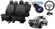 Conjunto Exclusivo EcoSport 2004-2006 + Capas, Volante e Chaveiro - Elegância Única