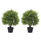 Conjunto externo de 60 cm para árvores esféricas de topiaria artificial THE BLOOM TIMES 2