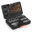 Conjunto extrator de parafusos e parafusos YEKEPRO T15139 40 unidades com broca