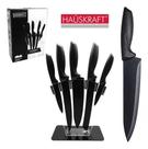 Conjunto Faca de Cozinha Inox Cepo Acrílico Manhattan 6 Peças - Haüskraft