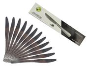 Conjunto Faca de Sobremesa em Inox (12 peças)