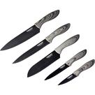 Conjunto Facas Cuisinart Preto Com Protetor Lamina 10 Pç