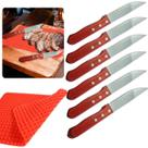 Conjunto Facas para Churrasco Inox Jumbo +Tapete Culinário