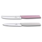 Conjunto Facas Victorinox Swiss Modern Edição Limitada - 2 Unidades - Rosa e Cinza - 6.9096.2L2