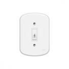 Conjunto Fame 4X2 Branco Com Placa 1Campainha