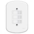 Conjunto Fame Blanc Com Placa 3 Paralelos 0657