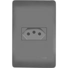 Conjunto Fame Habitat Black 4054 1Tomada 20A Conjunto Fame Habitat Black 4054 1Tomada 20A