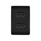 Conjunto Fame Tomada Dupla 20A 2P+T Habitat Conjunto Fame Tomada Dupla 20A 2P+T Habitat