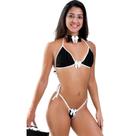 Conjunto fantasia preto e branco Conjunto fantasia preto e branco