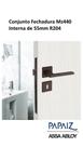 Conjunto Fechadura Mz440 Interna Corten (Marrom) de 55mm R204