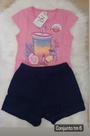 Conjunto fem short e camisa tam 8 Conjunto fem short e camisa tam 8