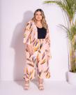 Conjunto feminimo pantacur estampado, tamanho M