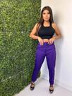 Conjunto feminino adulto calça e blusa no tecido linho. Tamanho M Conjunto feminino adulto calça e blusa no tecido linho. Tamanho M