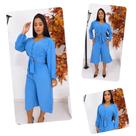 Conjunto feminino azul