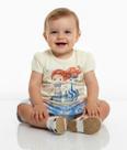 Conjunto Feminino Bebê Blusinha Sereia Com Short Saia P Ao G
