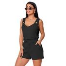 Conjunto Feminino Blusa Alça Grossa Regata e Short Social Duna