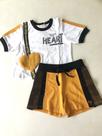 Conjunto feminino blusa e short follow your heart Petit cherie lovers