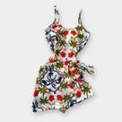 Conjunto Feminino Body + Short Saia Estampado 0620