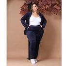 Conjunto Feminino Calça Blusa Capuz Plush Outono Inverno Conjunto Feminino Calça Blusa Capuz Plush Outono Inverno