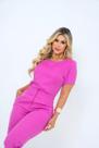 Conjunto Feminino Calça E Blusa Alfaiataria Social Trabalho - ROSA