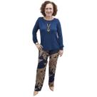 Conjunto Feminino Calça e Blusa Manga longa Despojado Atual