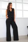 Conjunto Feminino Calça E Colete Em Alfaiataria Bibi