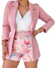 Conjunto Feminino CHICME de Blazer e Shorts Floral 2 Peças Conjunto Feminino CHICME de Blazer e Shorts Floral 2 Peças