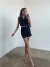 Conjunto Feminino Colete e Short de Alfaiataria Vivi