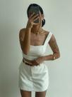 Conjunto Feminino Cropped e Short Saia de Alfaiataria Ellen
