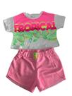 Conjunto Feminino Cropped e Shorts da Mon Sucré