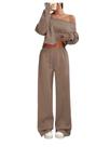 Conjunto feminino de 2 peças SOLY HUX, sem ombro