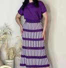Conjunto feminino De Algodão Tamanho único Roxo