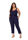 Conjunto Feminino de Blusa Alças e Calça Comfort
