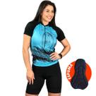 Conjunto Feminino de Ciclismo Camisa Bike Roda Todas as cores e Bermuda ESPUMA Conjunto Feminino de Ciclismo Camisa Bike Roda Todas as cores e Bermuda ESPUMA