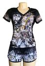 Conjunto Feminino de Quebrada Moto Só Grau e Corte Favela