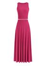 Conjunto Feminino de Saia Longa e Top PRETTYGARDEN Vermelho Rosado - G