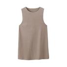 Conjunto Feminino De Verão Com Colete Sem Mangas E Calça, Gola O, Cintura Elástica, Calças Soltas,