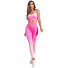 Conjunto Feminino Degrade Calça Leg E Top Academia Fitness