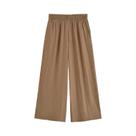 Conjunto Feminino Elegante De 2 Peças: Camisa Sólida Com Zíper E Calça Vintage De Cintura Alta -